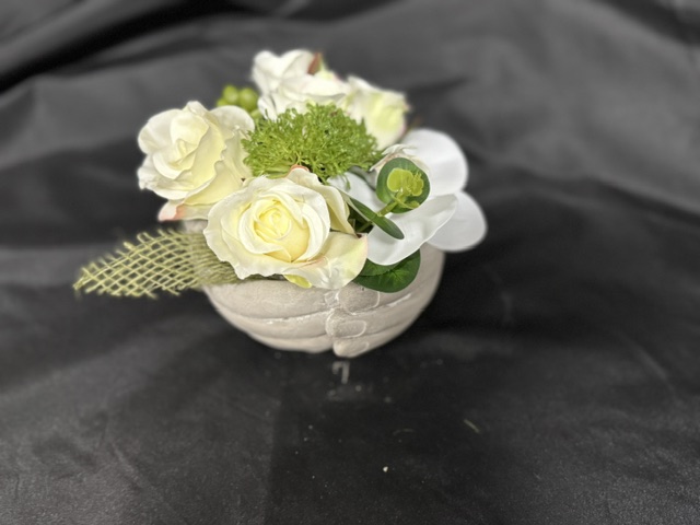 Zijden bloemen<br>handen